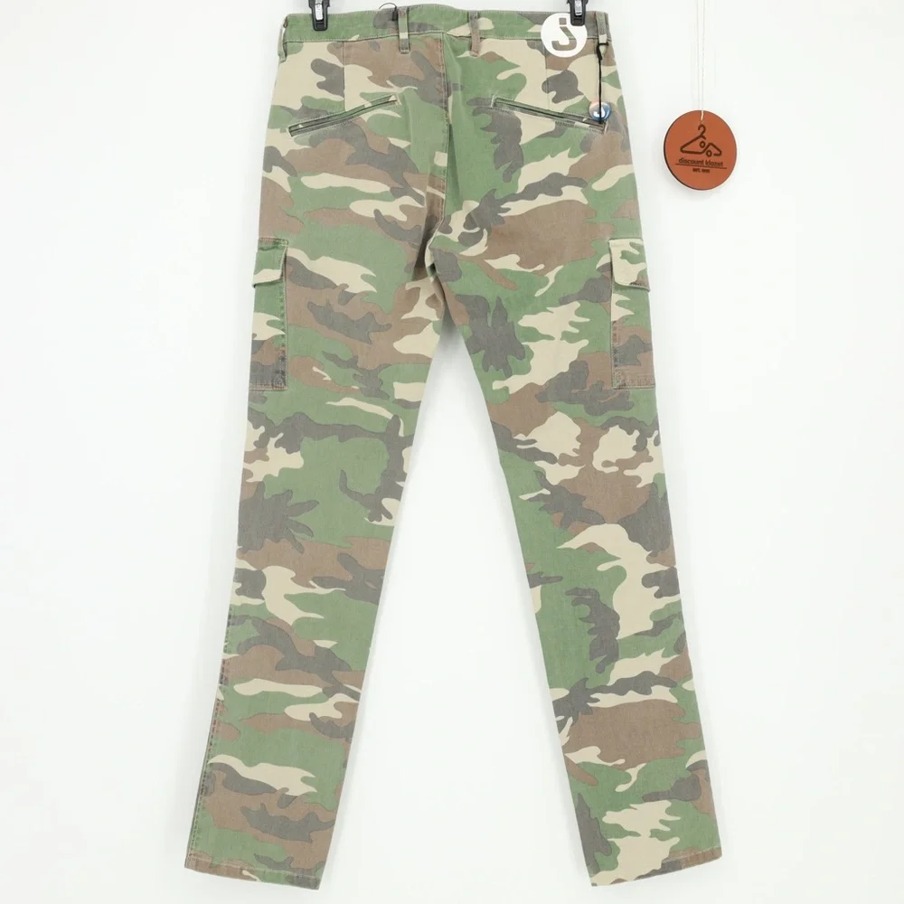 JColor Men Camouflage Cargo‎ Pants Size 31 Cotton Blend Slim Fit NWOT Streetwear